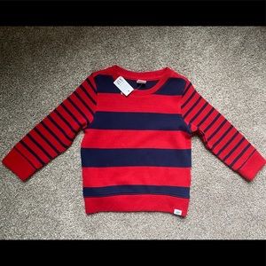 NWT Baby Gap Toddler Boys Striped Crewneck Sweater